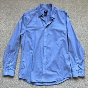 Men’s slim fit button down shirt